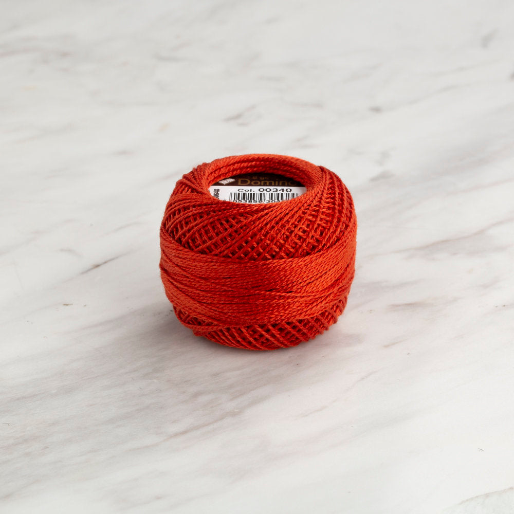 Domino Koton Perle 8gr Koyu Kiremit No:8 Nakış İpliği - 4598008-00340